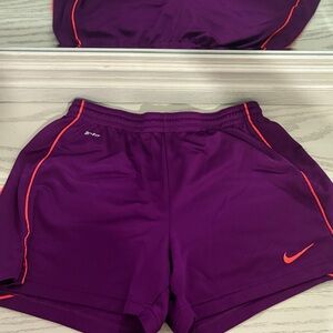 Nike Women's Vibrant Purple Athletic Shorts